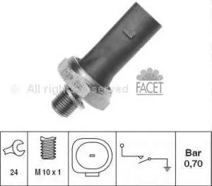 Sensor de pressão de óleo 108890755 Hans Pries (Topran)