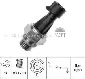 Sensor de pressão de óleo 46472027 Fiat/Alfa/Lancia