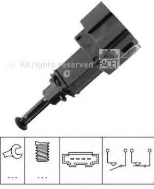 Sensor de ativação do sinal de parada 1J0945511 VAG
