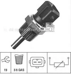 Sensor de temperatura do fluido de esfriamento Q2120552 Q-fix
