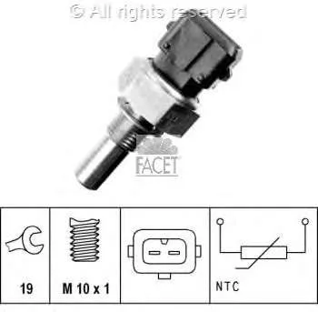 Sensor de temperatura de óleo de motor 30919038 AND