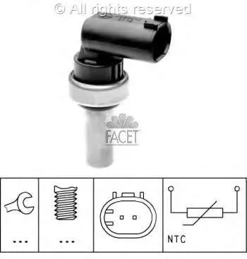 Sensor de temperatura do fluido de esfriamento ST270 Beru