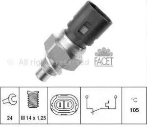 Sensor de temperatura do fluido de esfriamento, no dispositivo 9161033 General Motors