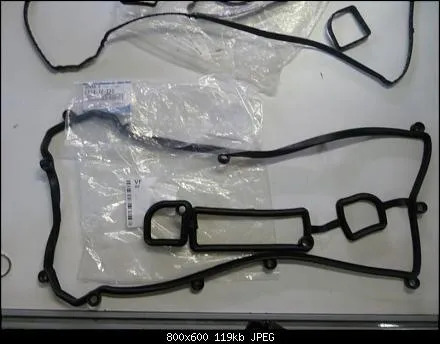 Vedante da tampa de válvulas de motor, kit Volvo V50 MW