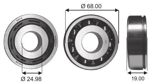 Rolamento da árvore primária da Caixa de Mudança Toyota Corolla E15