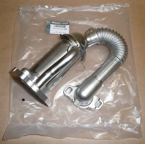 Radiador do sistema EGR de recirculação dos gases de escape 147357493R Renault (RVI)