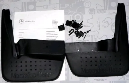 Protetores de lama dianteiros, kit Mercedes C W203