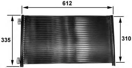 Radiador de aparelho de ar condicionado 46745054 Fiat/Alfa/Lancia
