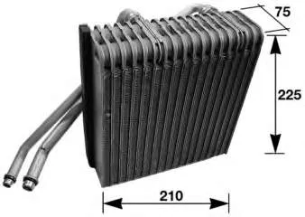 Vaporizador de aparelho de ar condicionado 8FV351210541 HELLA