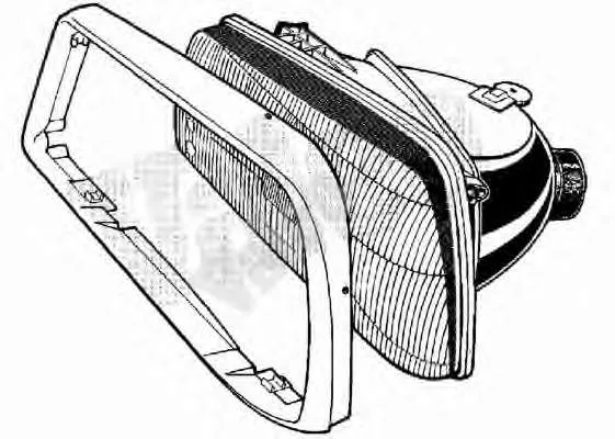 Luz esquerda Peugeot 505 551A