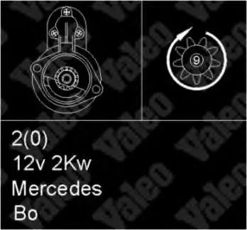 Motor de arranco 0001362038 Bosch
