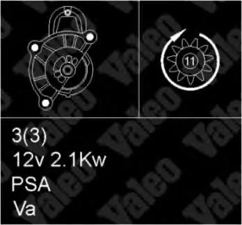 Motor de arranco MRS18310 Magneti Marelli