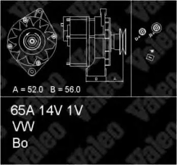 Gerador 436225 VALEO