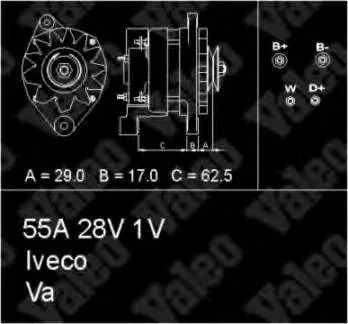 Gerador 99448824 Iveco