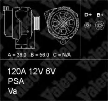 Gerador A003TA5591A Mitsubishi