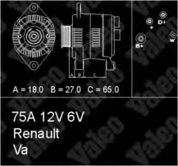 7701499604 Renault (RVI) gerador