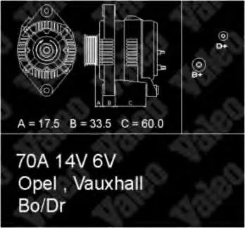 Gerador 943308611010 Magneti Marelli