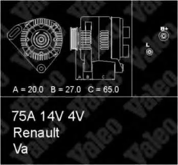 Gerador 873348 Volvo