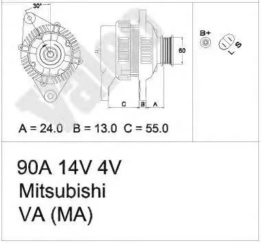 Gerador MD194466 Mitsubishi