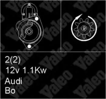 Motor de arranco 0001107018 Bosch