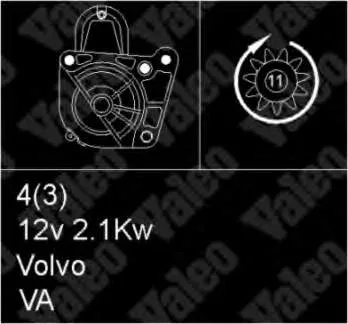Motor de arranco D7R48 Mitsubishi