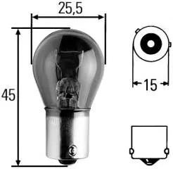 Lâmpada HELLA 8GA006841241 preço, a partir de