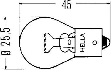 Compre 8GA006841241 HELLA Lâmpada