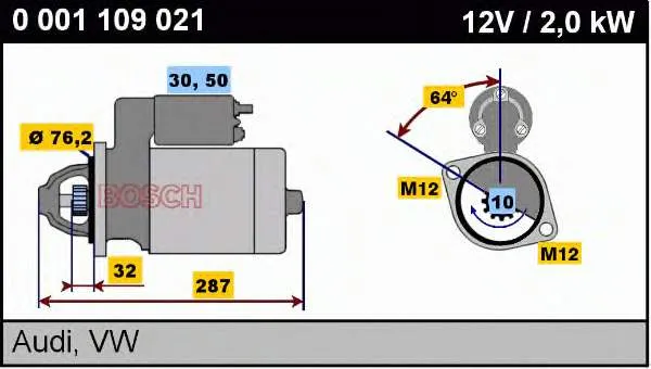 Motor de arranco 71110995 Profit