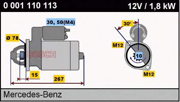 TT15485 Tesla Motor de arranco