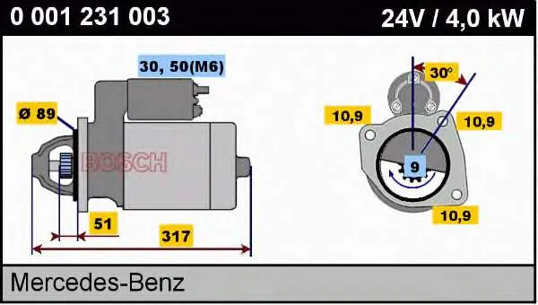 Motor de arranco CS1279 REMA-PARTS