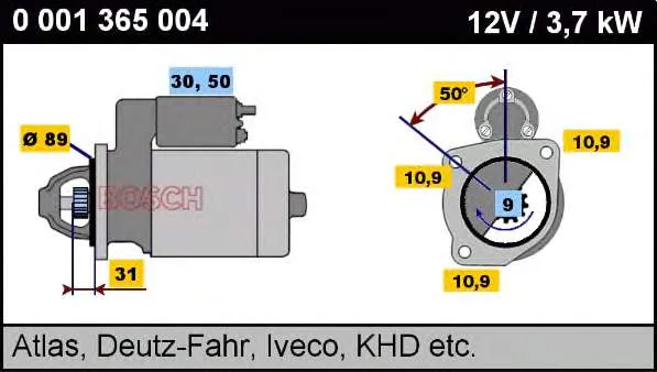 Motor de arranco MS108 Mahle Original