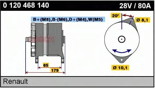 Gerador CA1574 REMA-PARTS