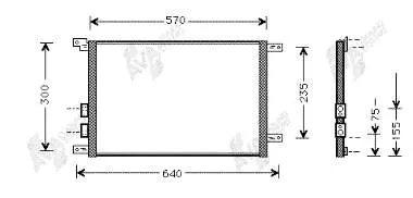Compre 300278 ACR Radiador de aparelho de ar condicionado