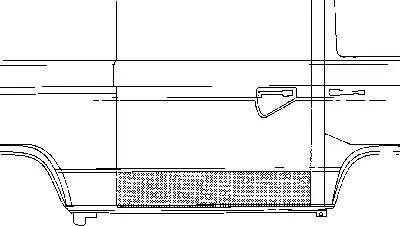 Parte de reparação da porta lateral (deslizante) FP9558153 FPS
