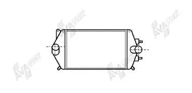 Radiador de intercooler Lancia Delta I