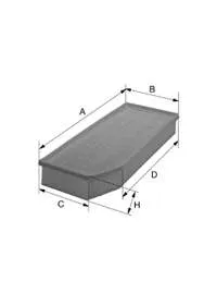 Filtro de ar A6110940304 Mercedes