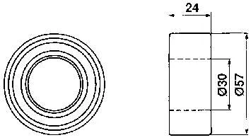 Rolo de reguladora de tensão da correia do mecanismo de distribuição de gás Fiat Tipo 160