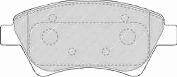 Sapatas do freio dianteiras de disco RP1552 Raiso