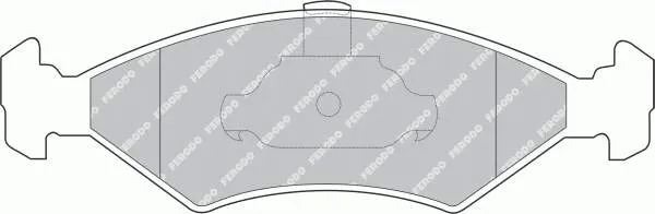 Sapatas do freio dianteiras de disco Ford Sierra 2 GBG, GB4