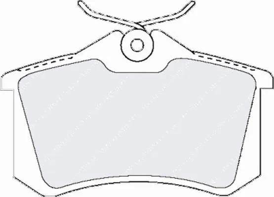 7711946192 Renault (RVI) Sapatas do freio traseiras de disco