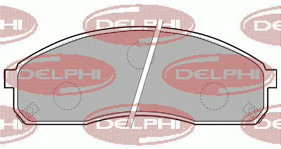 Sapatas do freio dianteiras de disco BTS2221 Tashiko