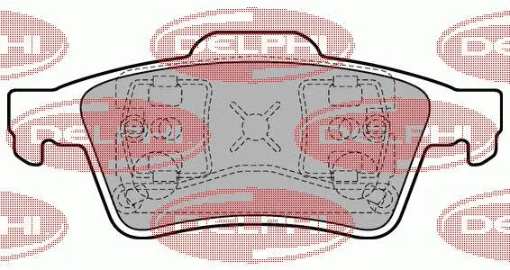 Sapatas do freio traseiras de disco BPYK2648Z Mazda