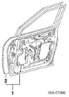 Porta dianteira esquerda Chrysler Voyager II GS