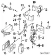 Fecho de tampa de porta-malas (de 3ª/5ª porta traseira) Land Rover Discovery I