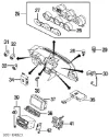 Sensor de temperatura de ar no salão Nissan Almera II
