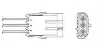 Sonda lambda, sensor de oxigênio Renault Clio 1 BC57, 5357