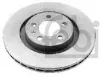Disco do freio dianteiro Volkswagen Polo 3 6N2