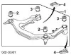 Viga de suspensão dianteira (plataforma veicular) Audi A6 4B2, 4B4