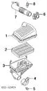 Sensor de temperatura da mistura de ar V40720650 Vemo