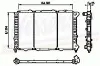 Radiador de esfriamento de motor Alfa Romeo 156 932